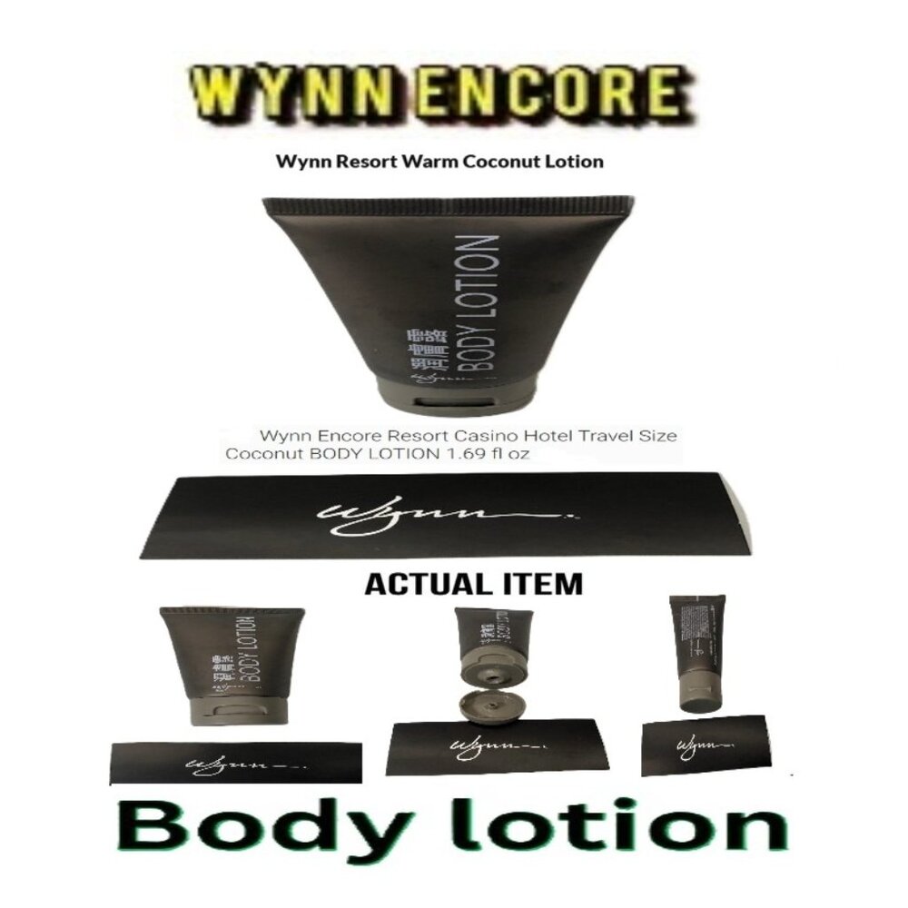 🛑 WYNN ➕ ENCORE 🆒 BODY LOTION Coconut SKINCARE Hand CREAM Creme 💸BUY NOW‼️